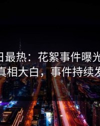 Pixiv今日最热：花絮事件曝光，大V现场真相大白，事件持续发酵