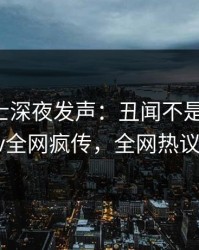 业内人士深夜发声：丑闻不是我干的！pixiv全网疯传，全网热议不断