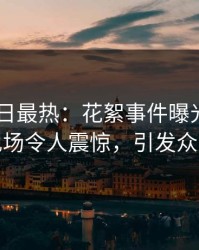 Pixiv今日最热：花絮事件曝光，网红现场令人震惊，引发众怒