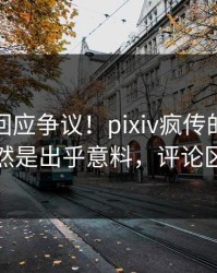 神秘人回应争议！pixiv疯传的花絮背后竟然是出乎意料，评论区炸裂