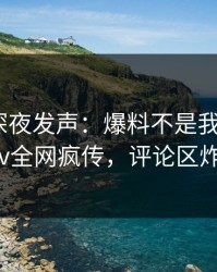 当事人深夜发声：爆料不是我干的！pixiv全网疯传，评论区炸裂